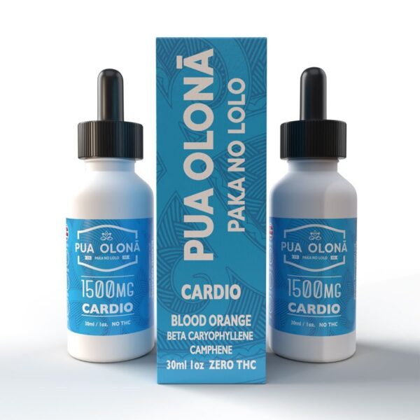 CBD tincture bottle – 1500mg Cardio formula for heart and lung support
